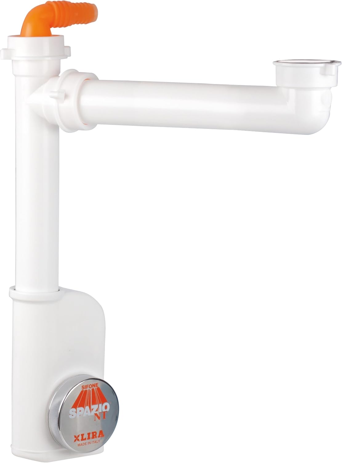 Accessorio idraulico sifone bianco lavello cucina ad 1 vasca