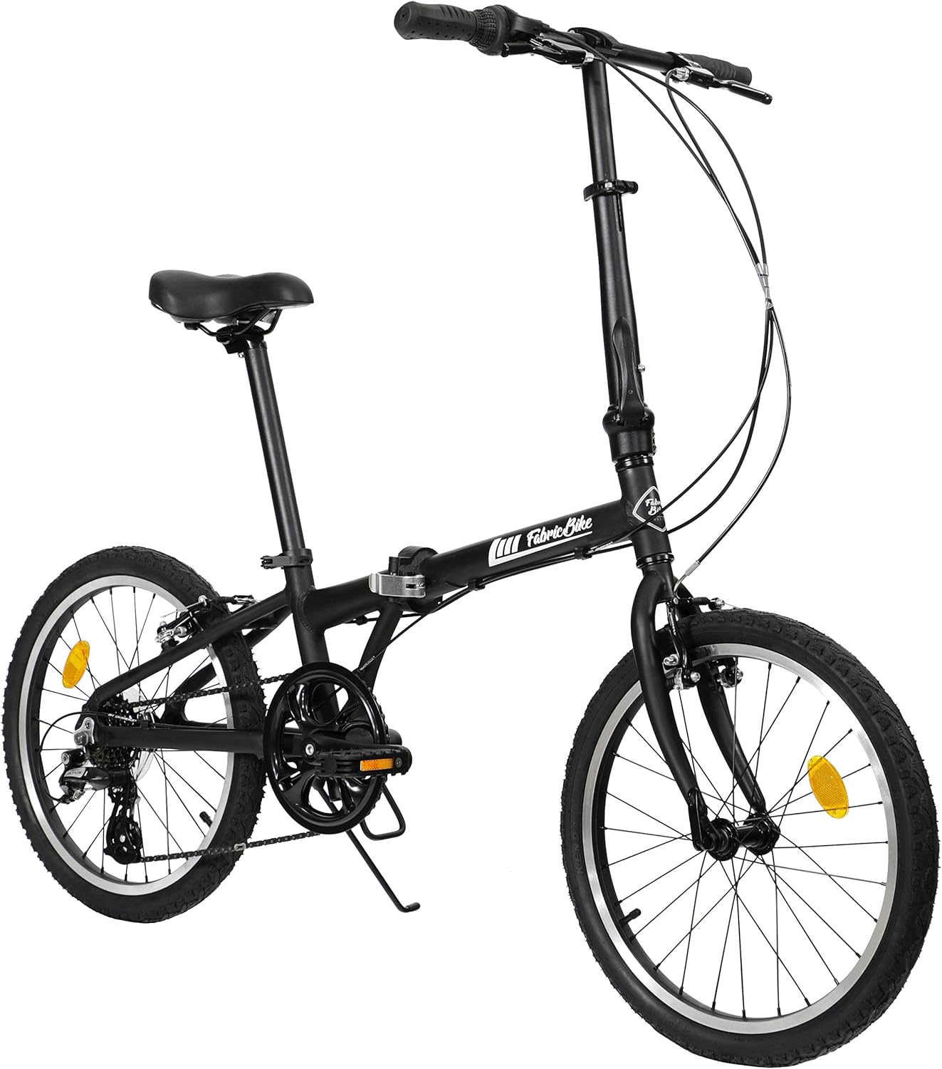 FabricBike Folding nero opaco - bicicletta pieghevole per città e trasporto