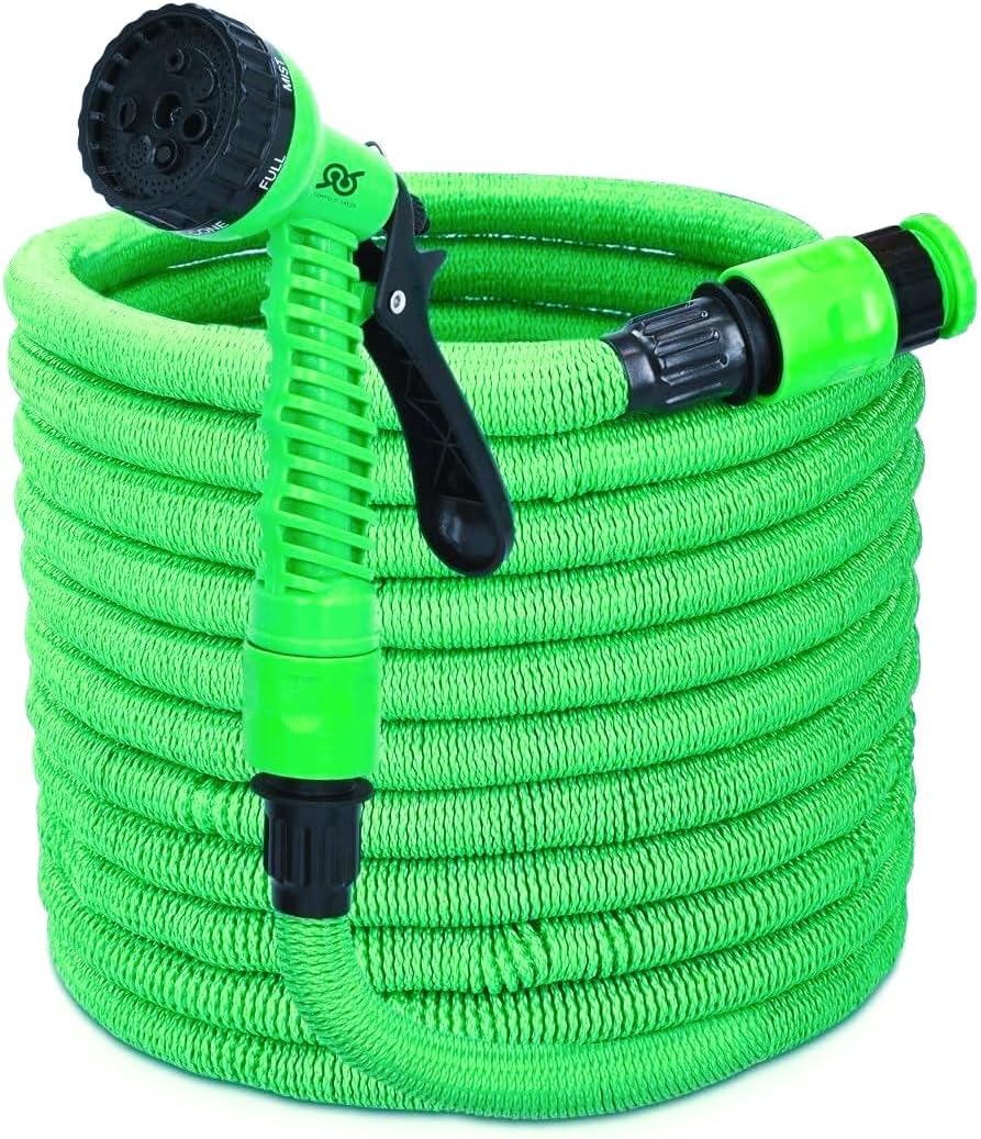 Tubo Giardino Estensibile 15m Sistema Anti-Perdita Tenuta Stagna