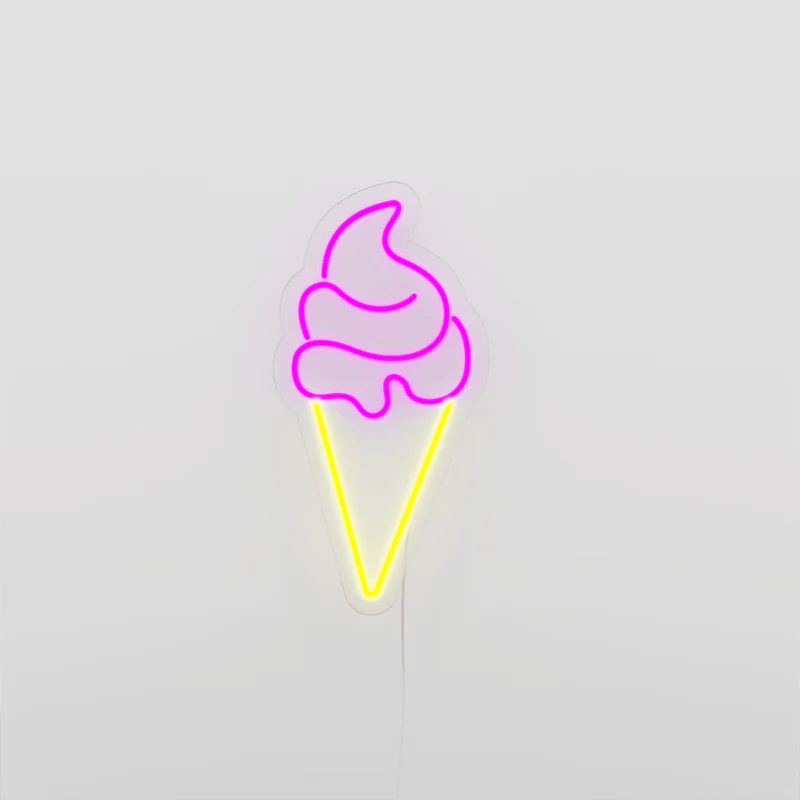 Candyshock insegna LED neon gelato decorazione luminosa camera da parete 40x20.5cm