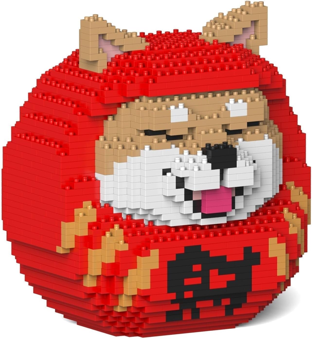 JEKCA 01S-M01 Shiba Daruma costruzione 3D idea regalo collezione giapponese
