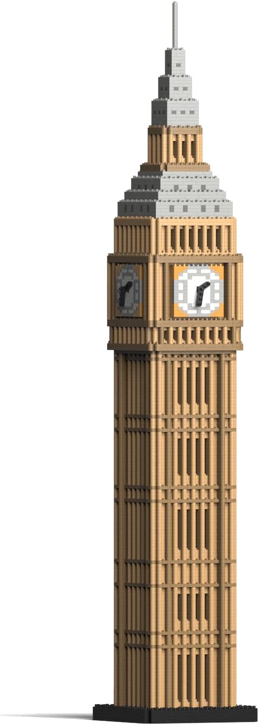 Modellismo Big Ben JEKCA - Set Mattoncini 3D Torre Orologio Londra