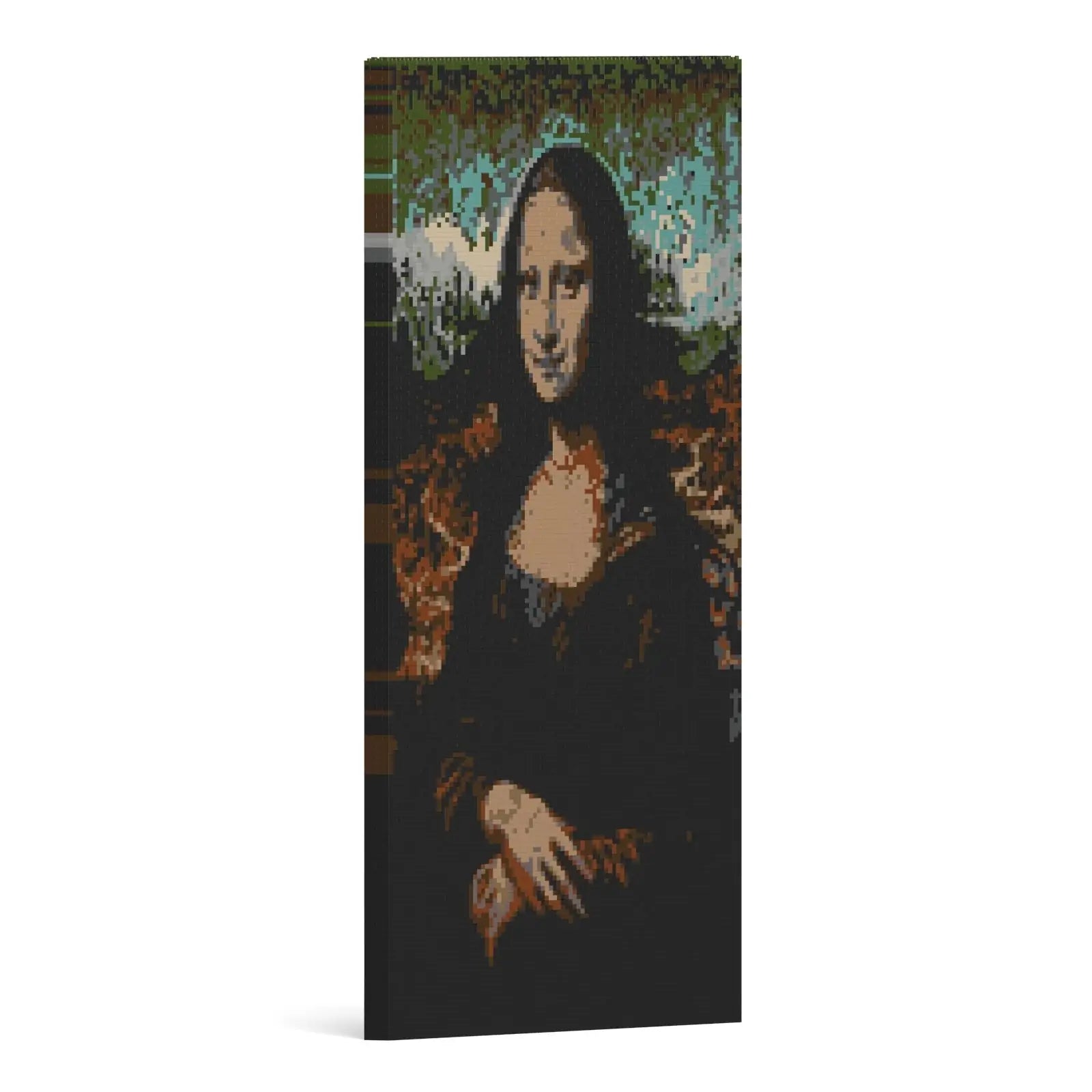 Set costruzioni artistiche JEKCA Mona Lisa SCULPTOR BLOCKS dettaglio blocchi