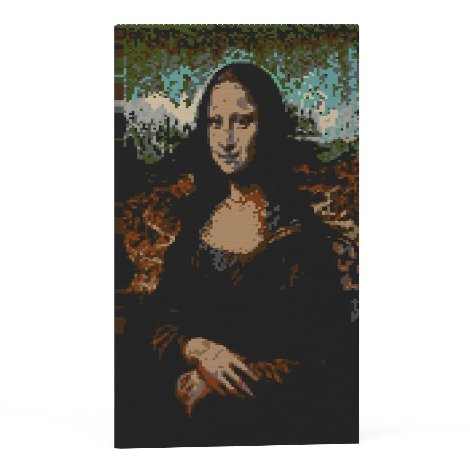 Set blocchi creativi JEKCA Mona Lisa ST24CP02 risultato finale espositivo