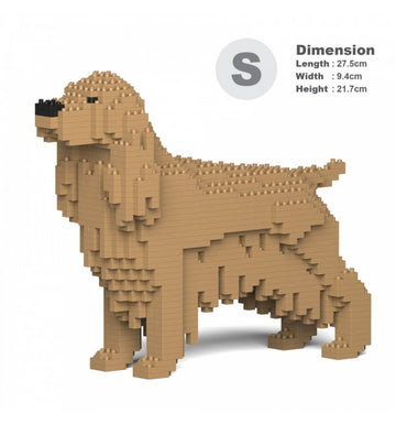 Set costruzioni JEKCA modello Cocker Spaniel tridimensionale qualità
