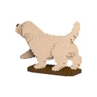 Set mattoncini JEKCA Golden Retriever scultura decorativa tridimensionale