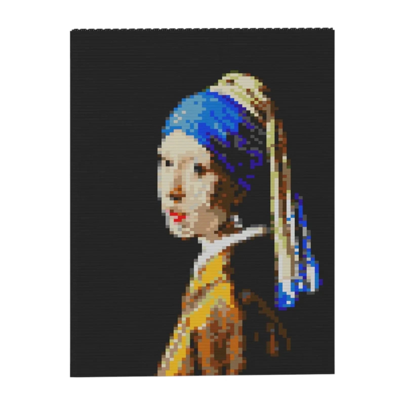 Set costruzioni JEKCA capolavoro artistico Ragazza Orecchino Perla dettaglio