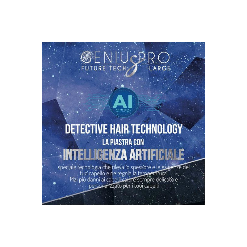 Piastra per Capelli Professionale Genius Pro Large R962L Retro Upgrade