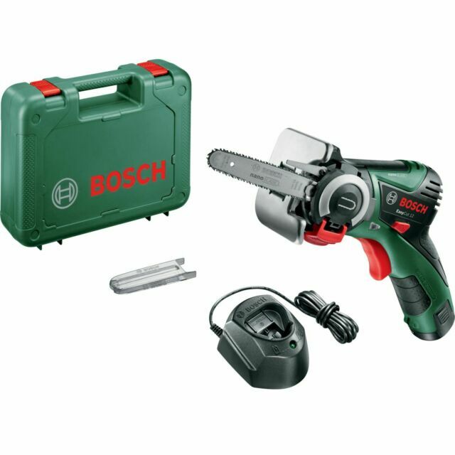 Bosch EasyCut 12 microsega a batteria con tecnologia NanoBlade verde e nera