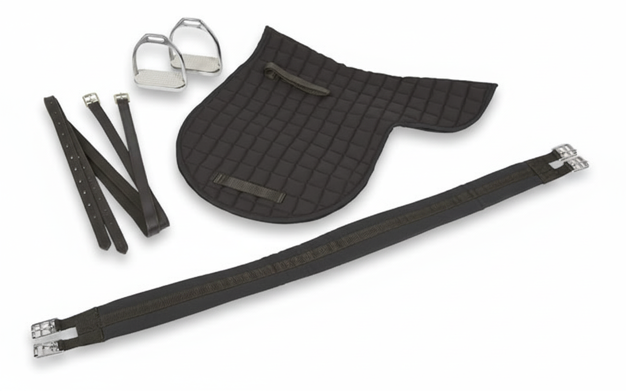 Kerbl Set Sella Haflinger Completo - Nero Taglia: Haflinger: 17,5 pollici - Image 4