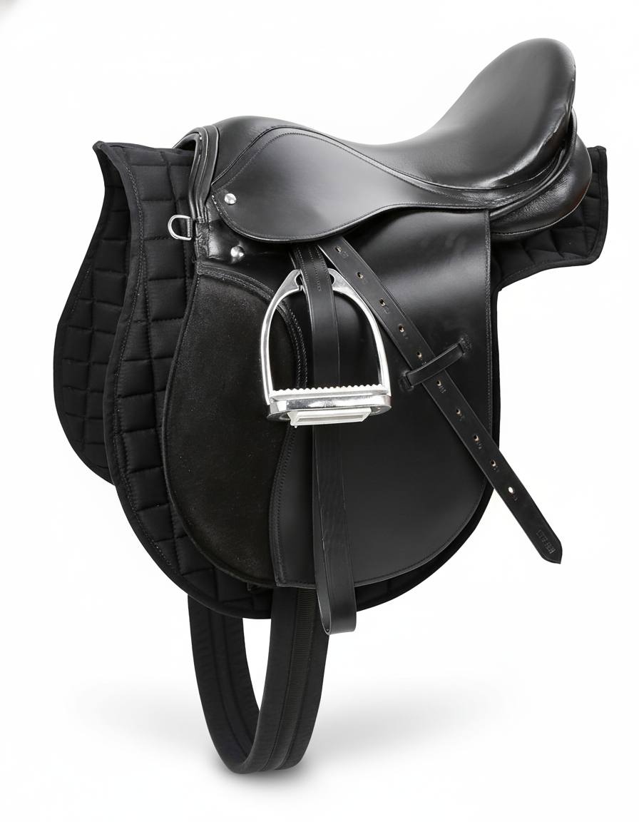 Kerbl Set Sella Haflinger Completo - Nero Taglia: Haflinger: 17,5 pollici - Image 5