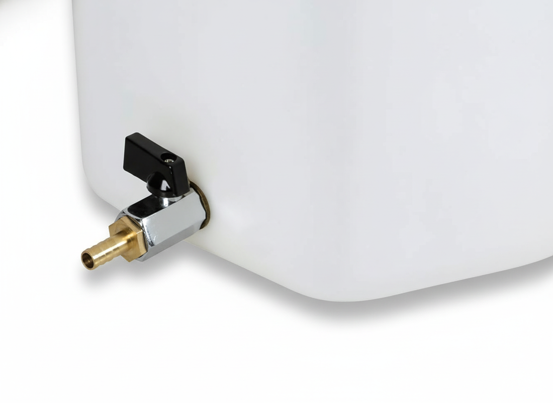 Tanica automotive Lampa con rubinetto metallico