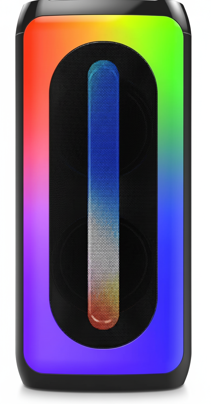 Majestic FLAME 2 PRO Speaker Bluetooth LED vista frontale
