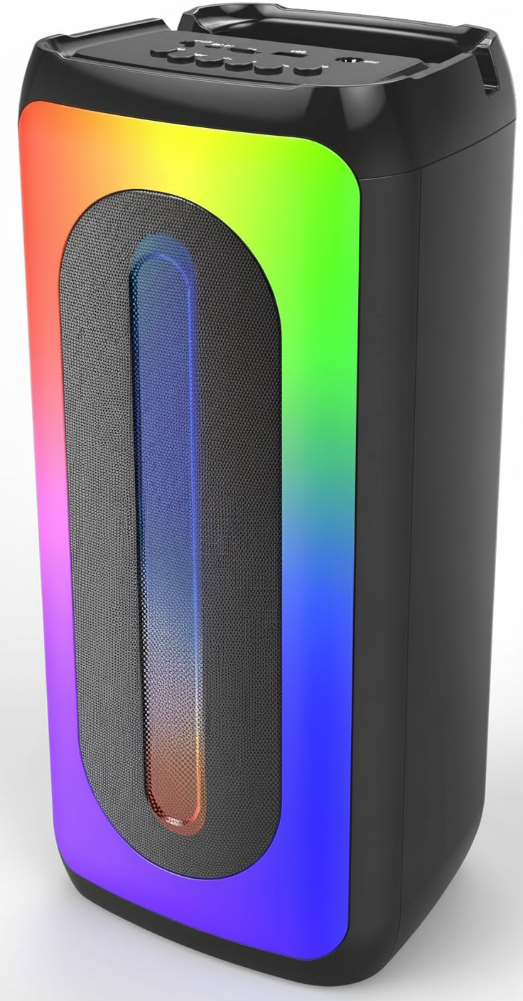 Majestic FLAME 2 PRO Speaker Bluetooth LED vista frontale