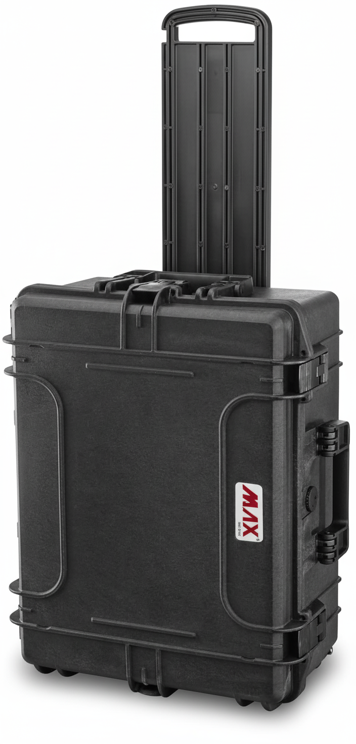 Trolley professionale Max Cases dimensioni 538x405x245mm dettagli costruzione