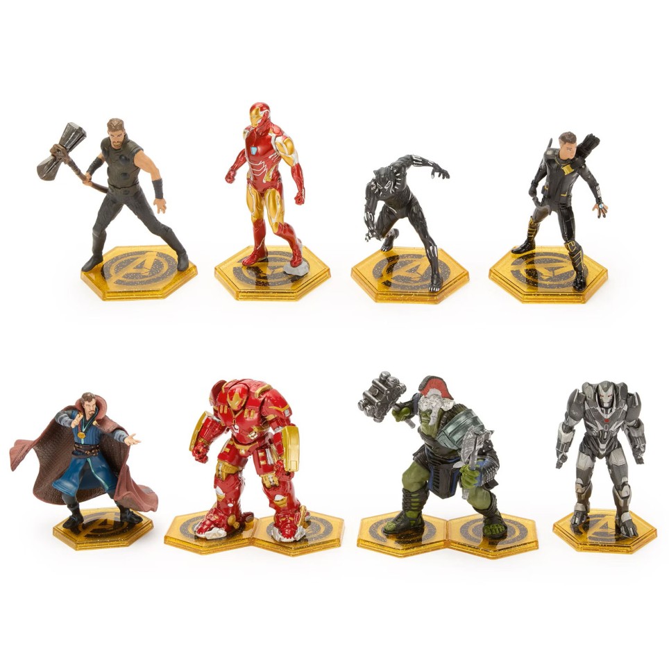 Set Premium 17 Statuette Marvel Avengers con Vespa – Collezione Ufficiale Supereroi