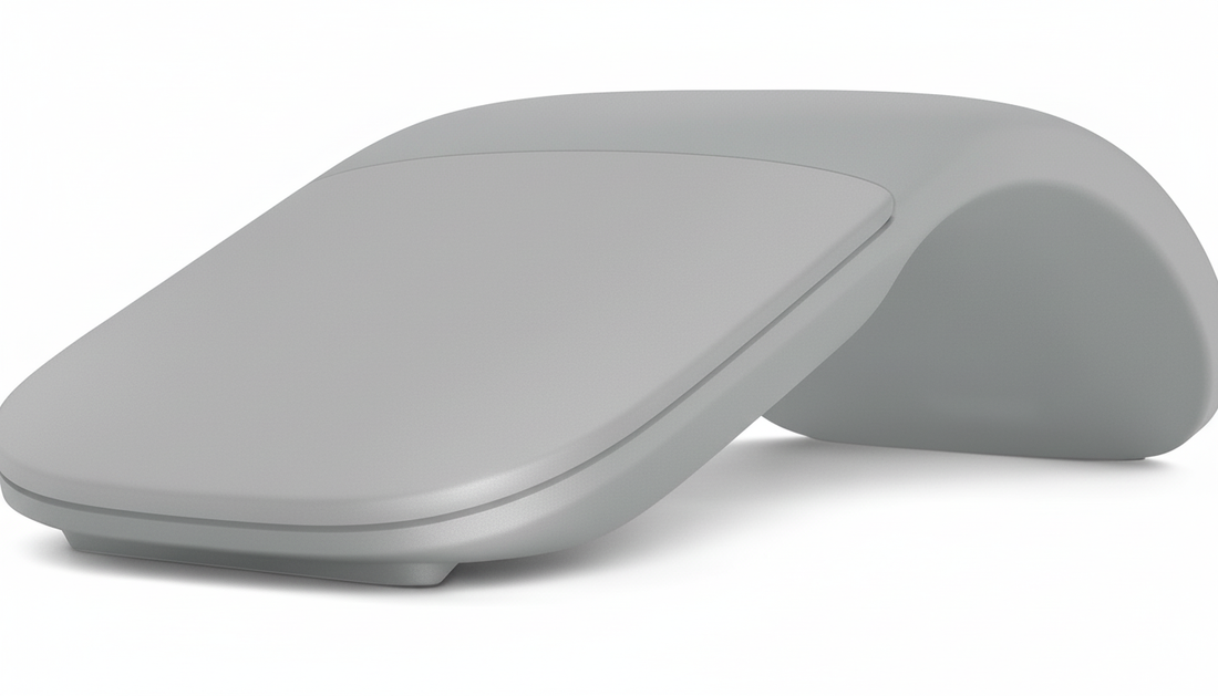 Microsoft Surface Arc Mouse Bluetooth Grigio Platino vista frontale