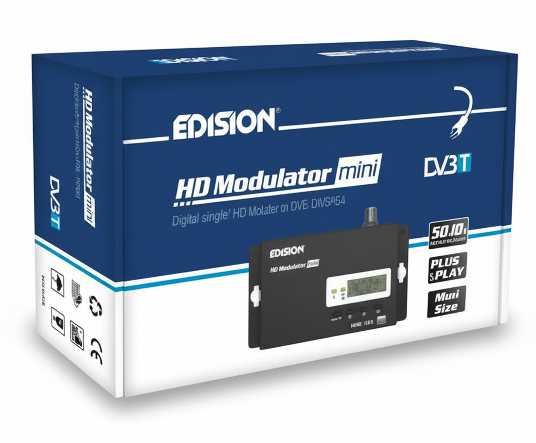Modulatore HDMI Full HD DVB-T/C Pro Edision vista frontale