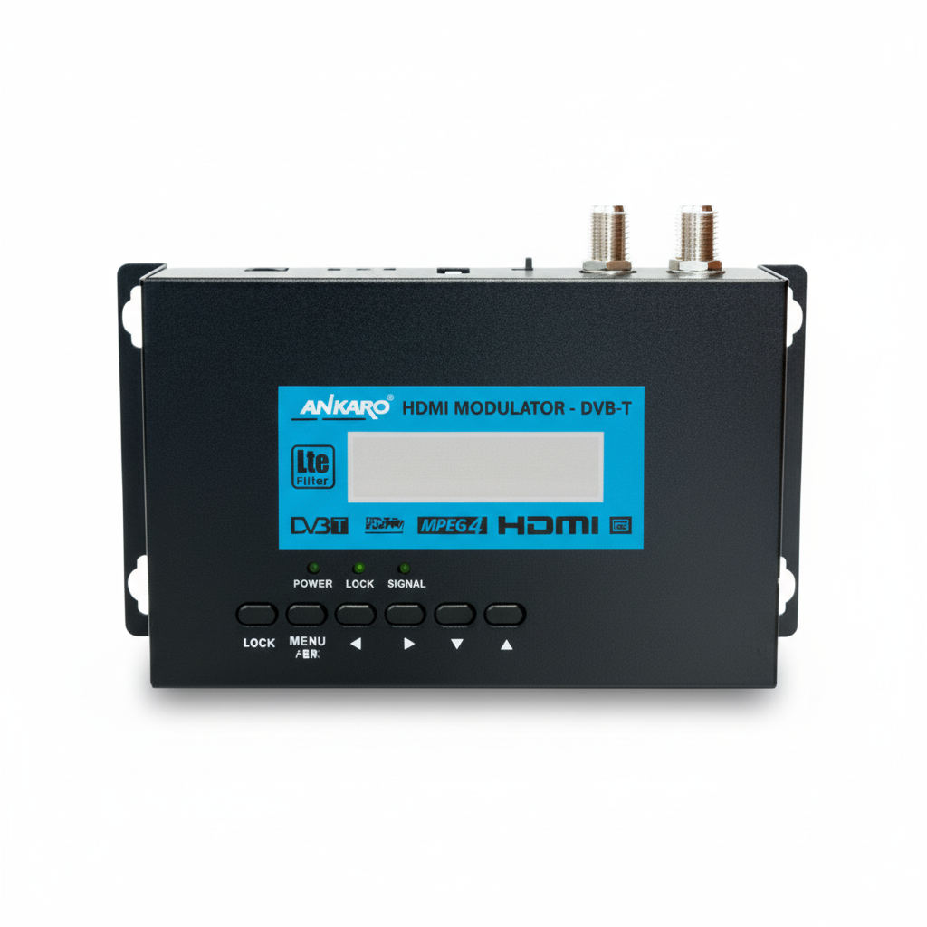 Modulatore TV digitale professionale connessioni