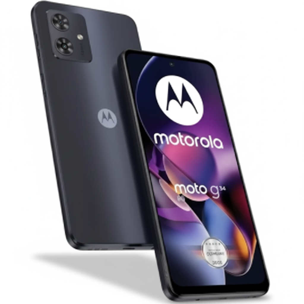 Motorola Moto G54 5G Smartphone Midnight Blue vista frontale