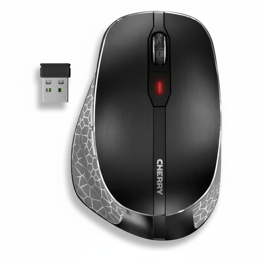 Mouse Wireless Ergonomico CHERRY MW 8C ERGO nero professionale