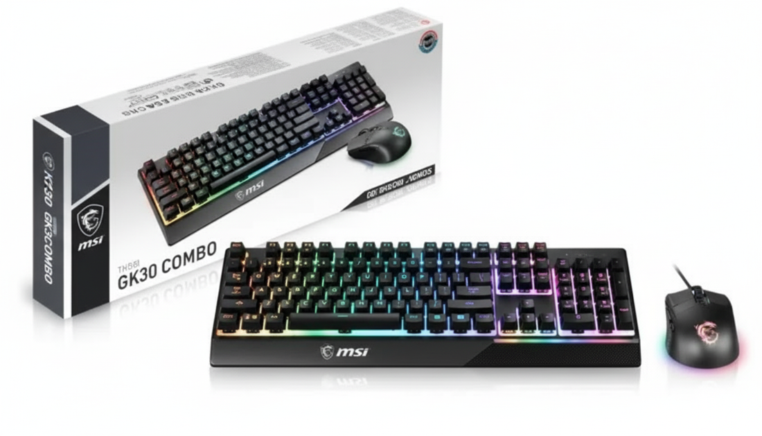 Kit Gaming MSI Vigor GK30 con illuminazione Mystic Light