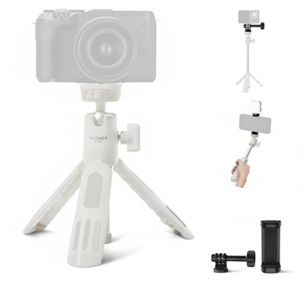 Neewer Mini Treppiede Fotografico con Testa a Sfera 360° - 50cm - Image 5