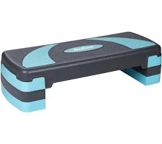 Step aerobica professionale Rebel 3 livelli regolabili grigio-blu