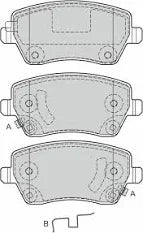 Valeo 301641 Kit Pastiglie Freno Stazionamento