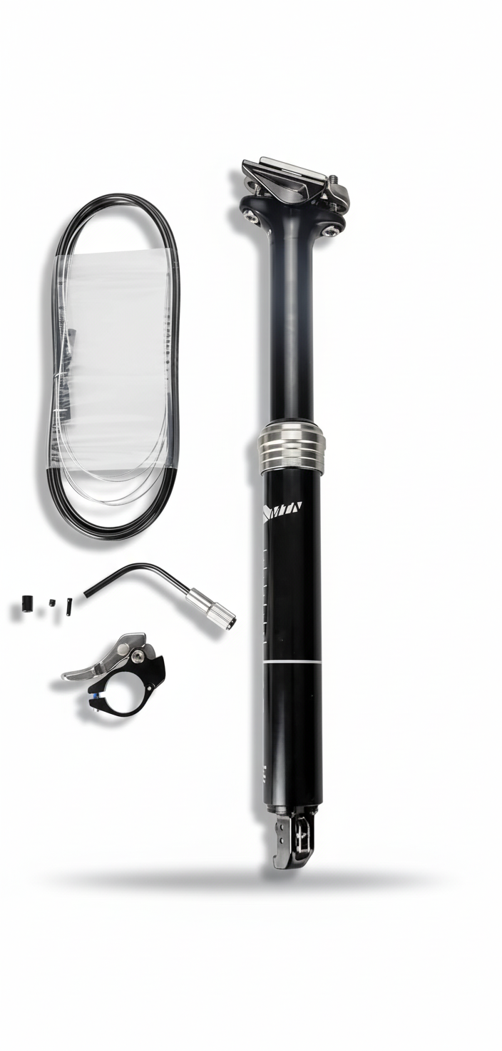 Reggisella telescopico XLC SP-T11 per mountain bike nero 370mm