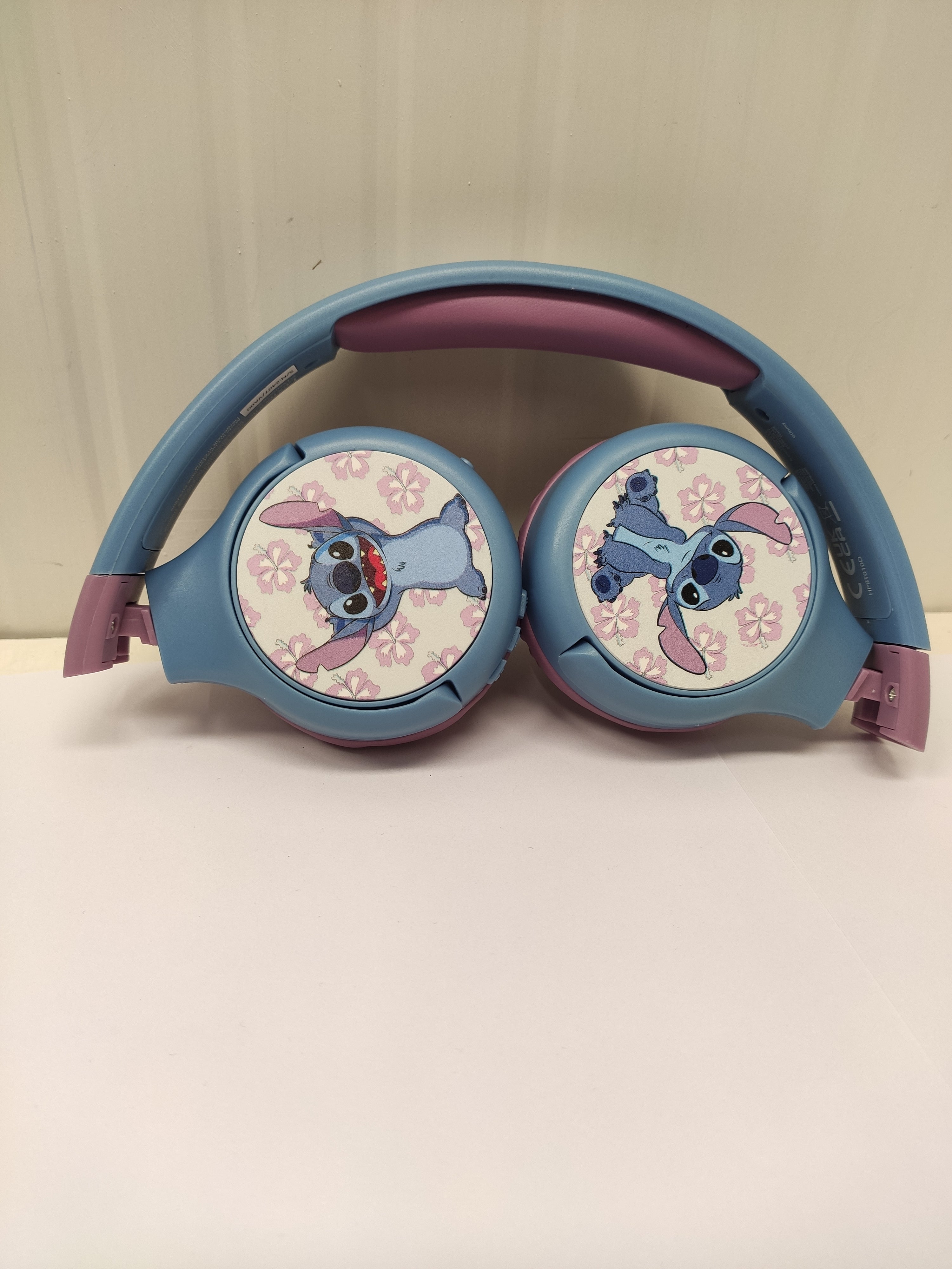Lexibook, Disney Stitch, Cuffie Bluetooth e via cavo 2 in 1 con microfono e pulsante di controllo, pieghevoli e regolabili, batteria ricaricabile a lunga durata
