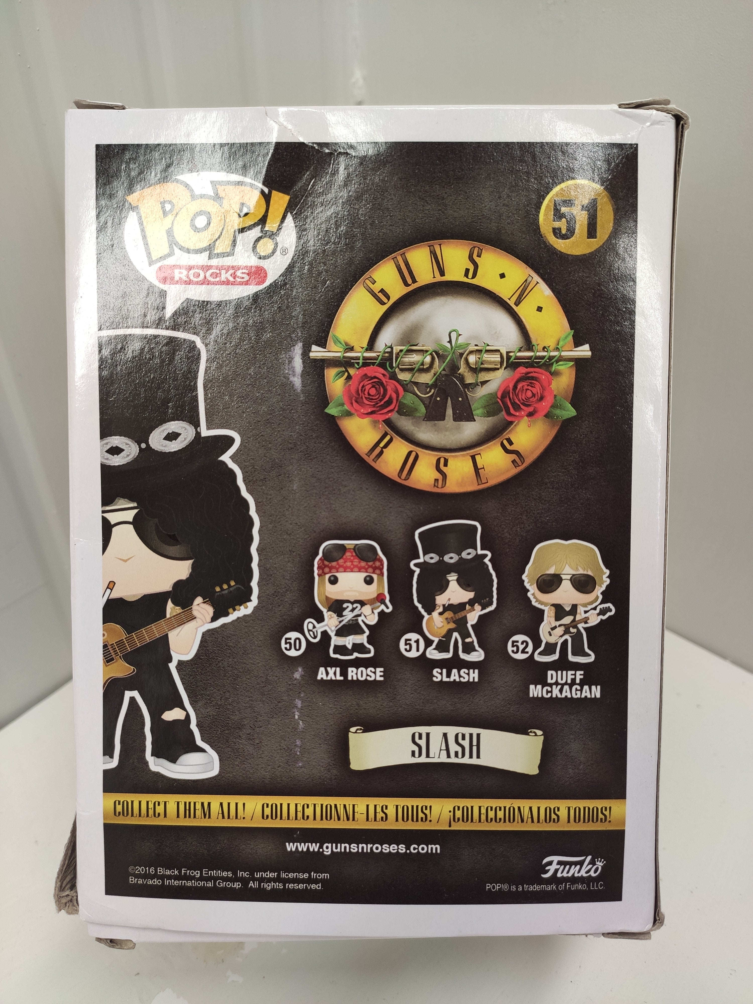 Funko pop Guns n Roses Slash 51