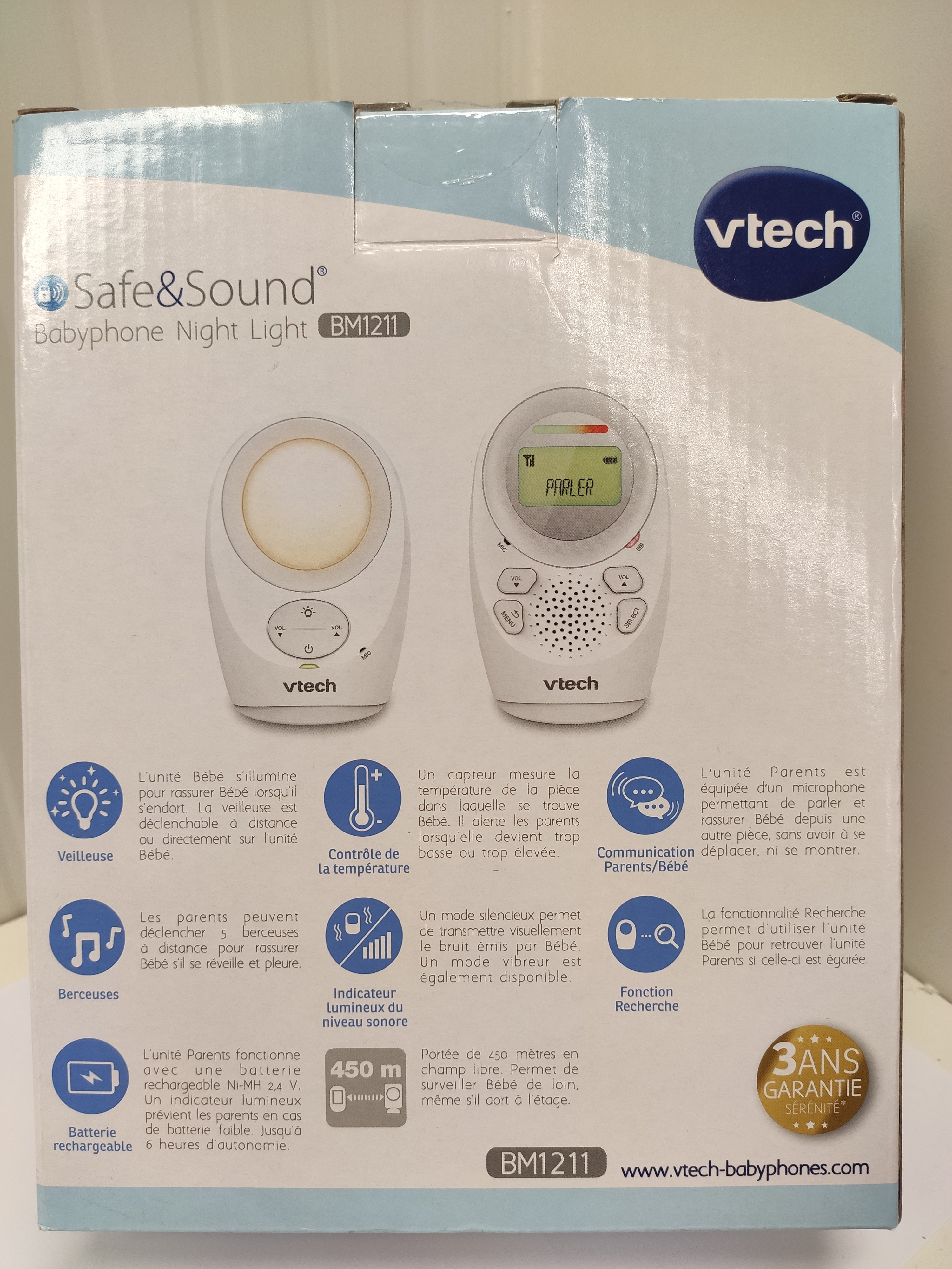 VTEC safe & sound Baby Phone Night Lamp