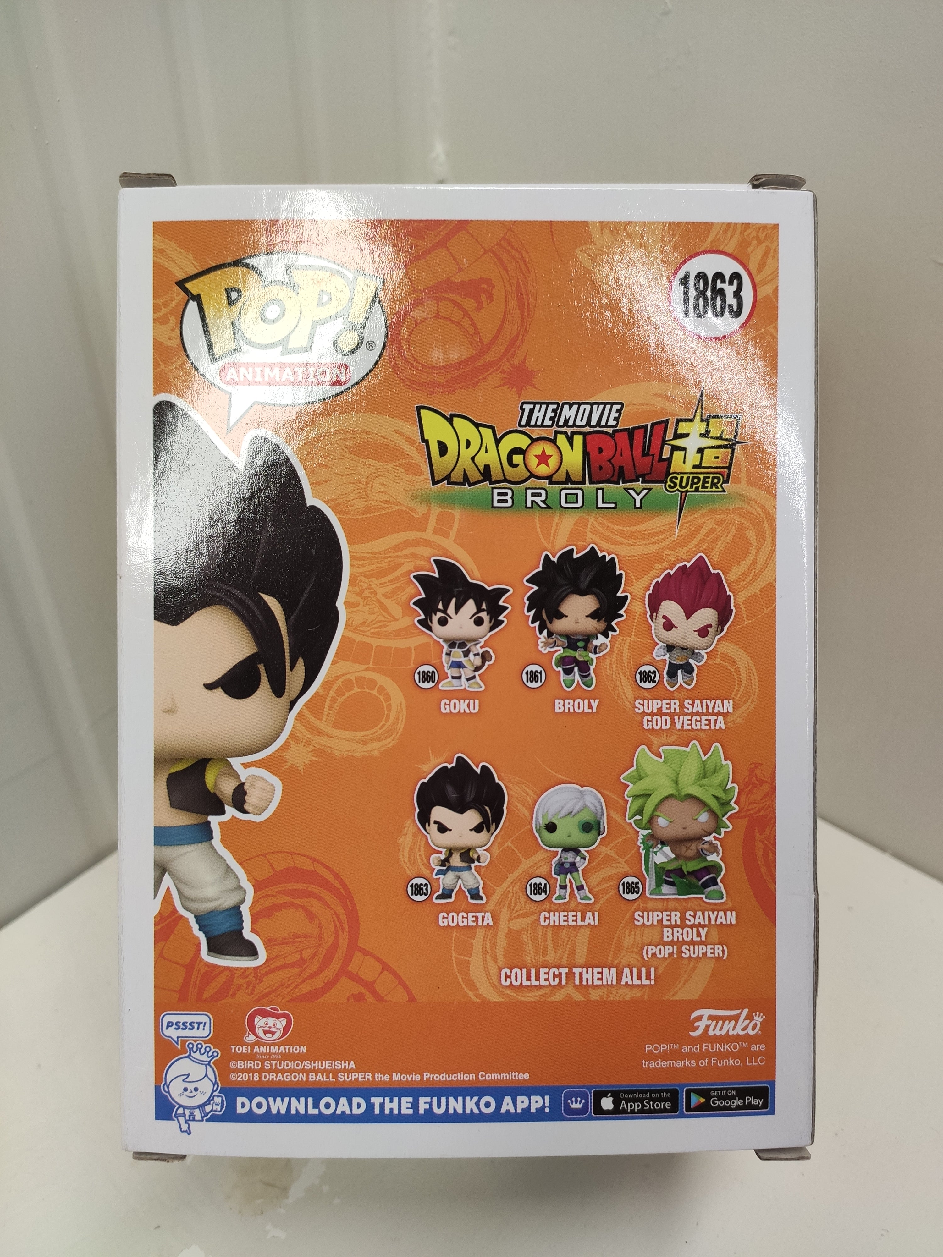 Funko Pop Dragon Ball Super Broly Gogeta #1863