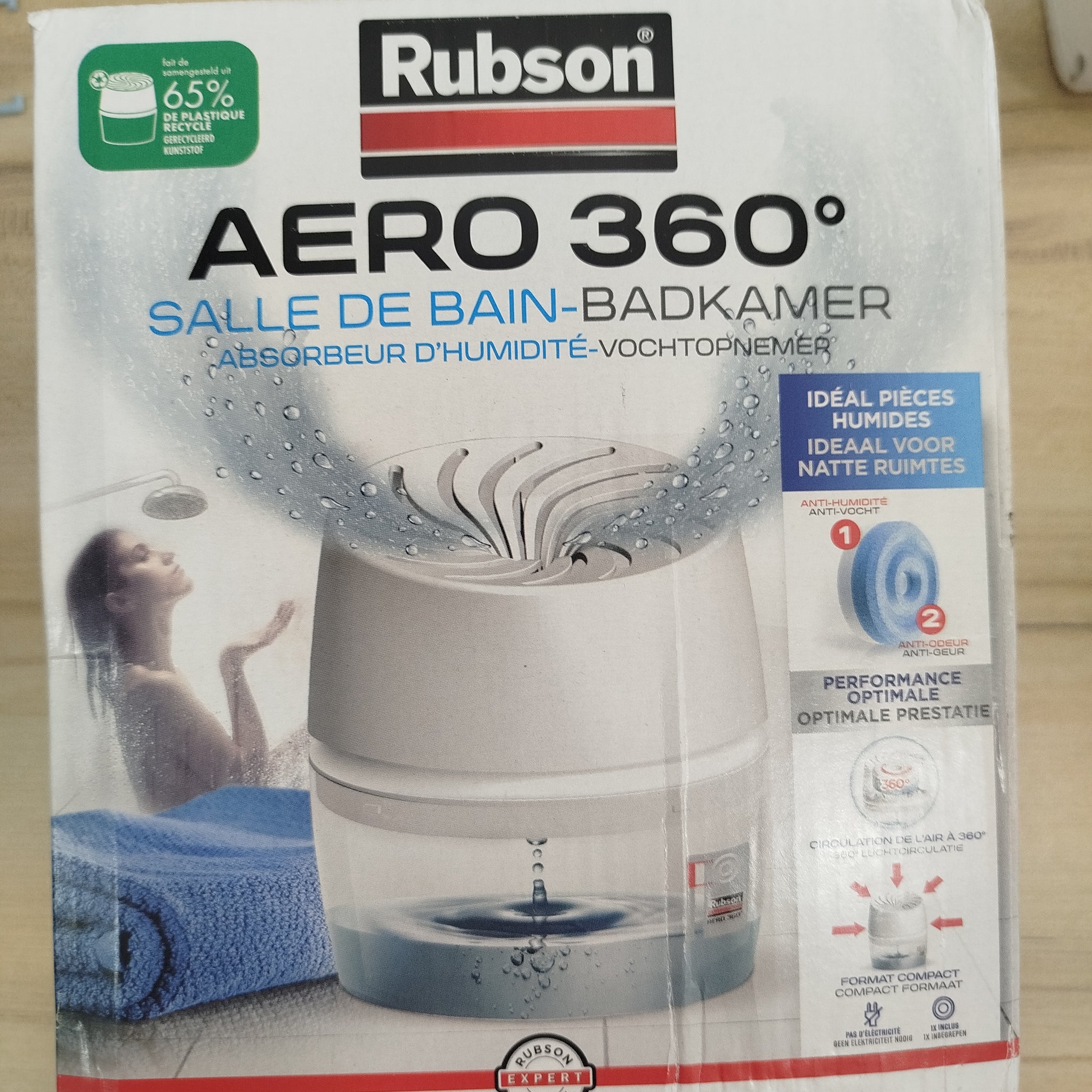 Rubson Aero 360°assorbi umidità da bagno