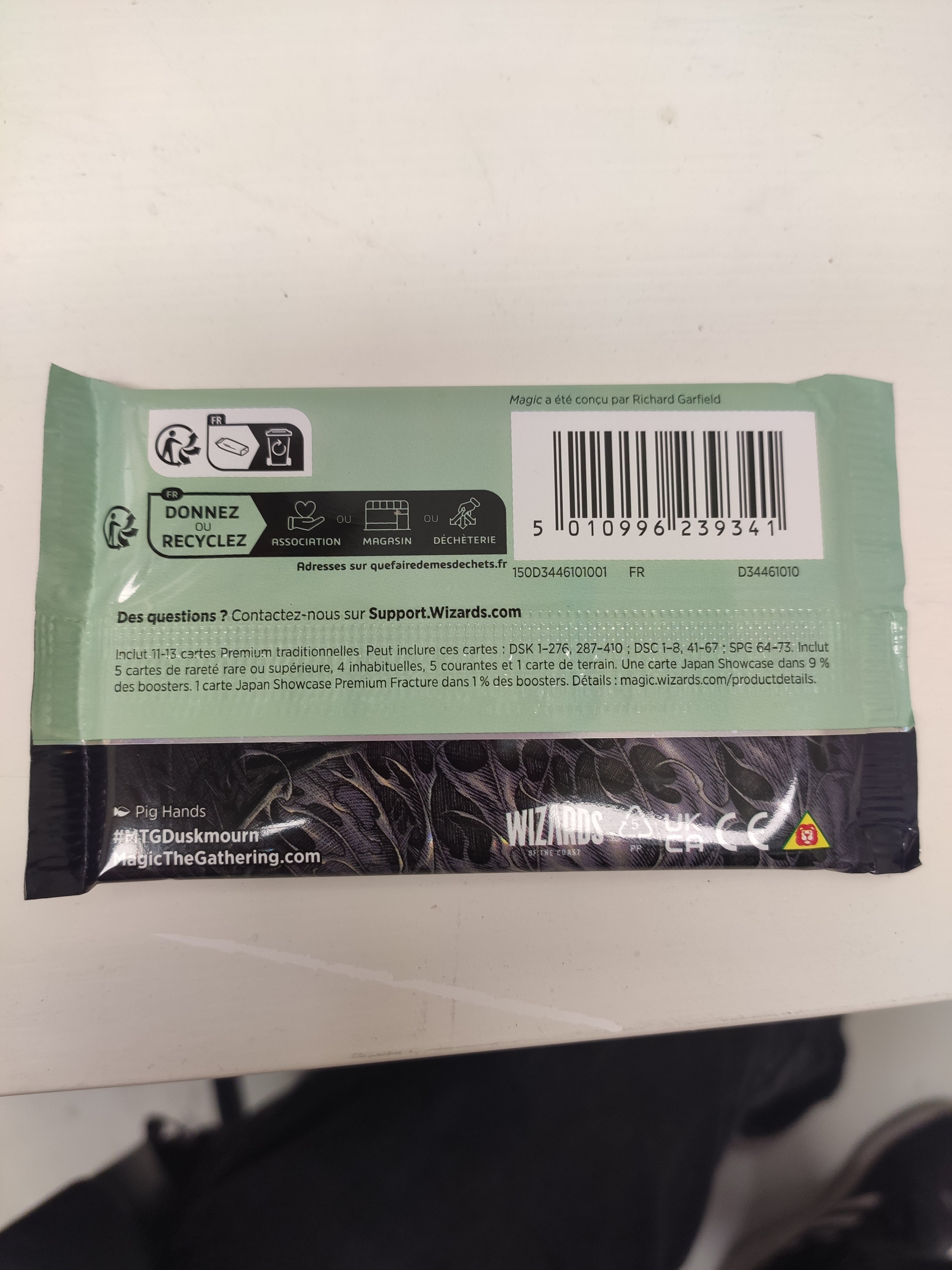 Magic The gathering Mornebrune Singola Bustina Francese