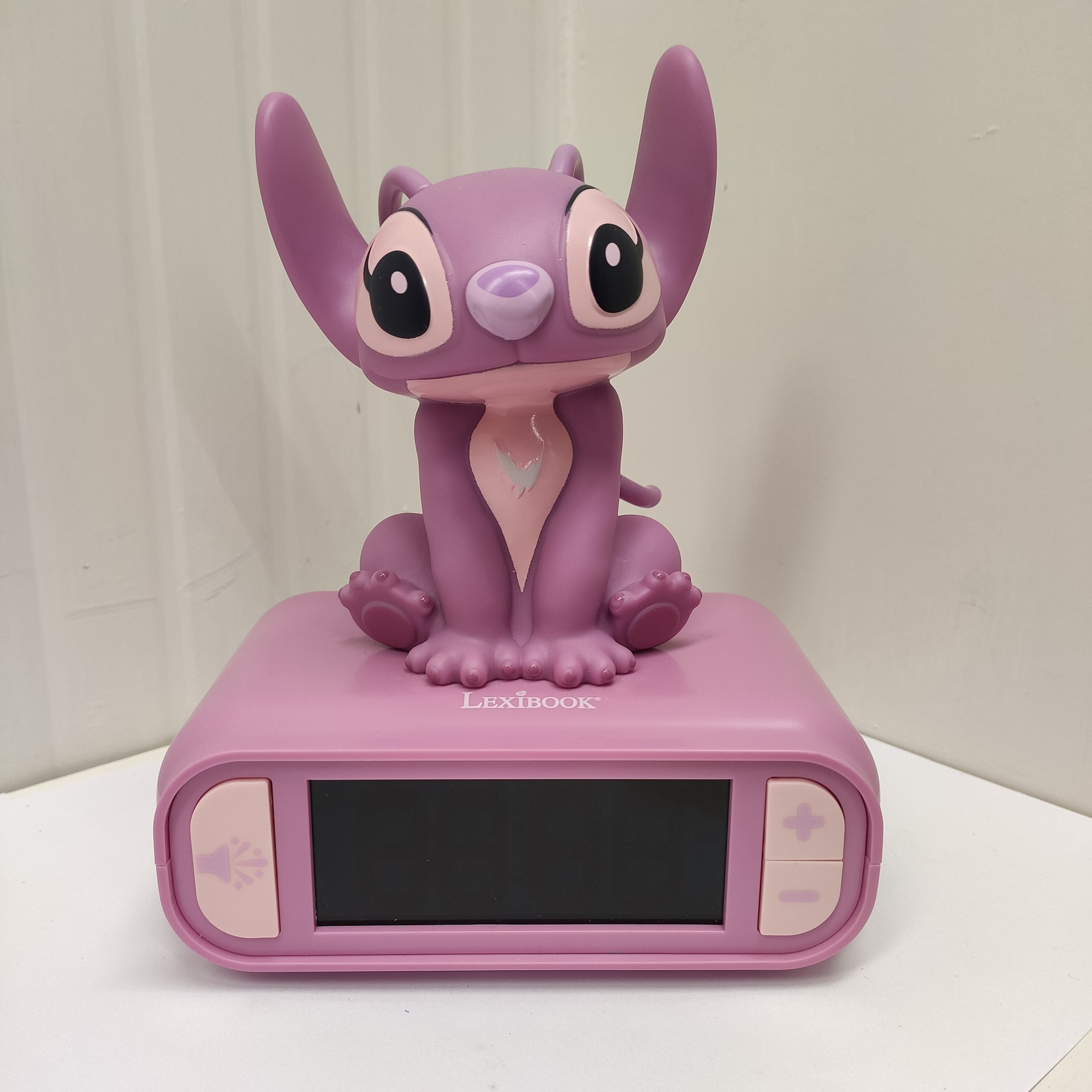 Lexibook-RL800D1, Disney Stitch Angel, Sveglia Notturna a Luce