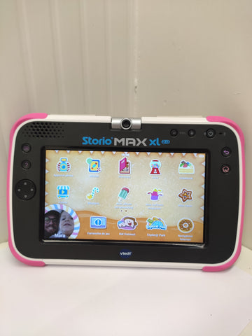 VTech Storio MAX XL 2.0 Tablet educativo per bambini, Rosa [Versione Francese]