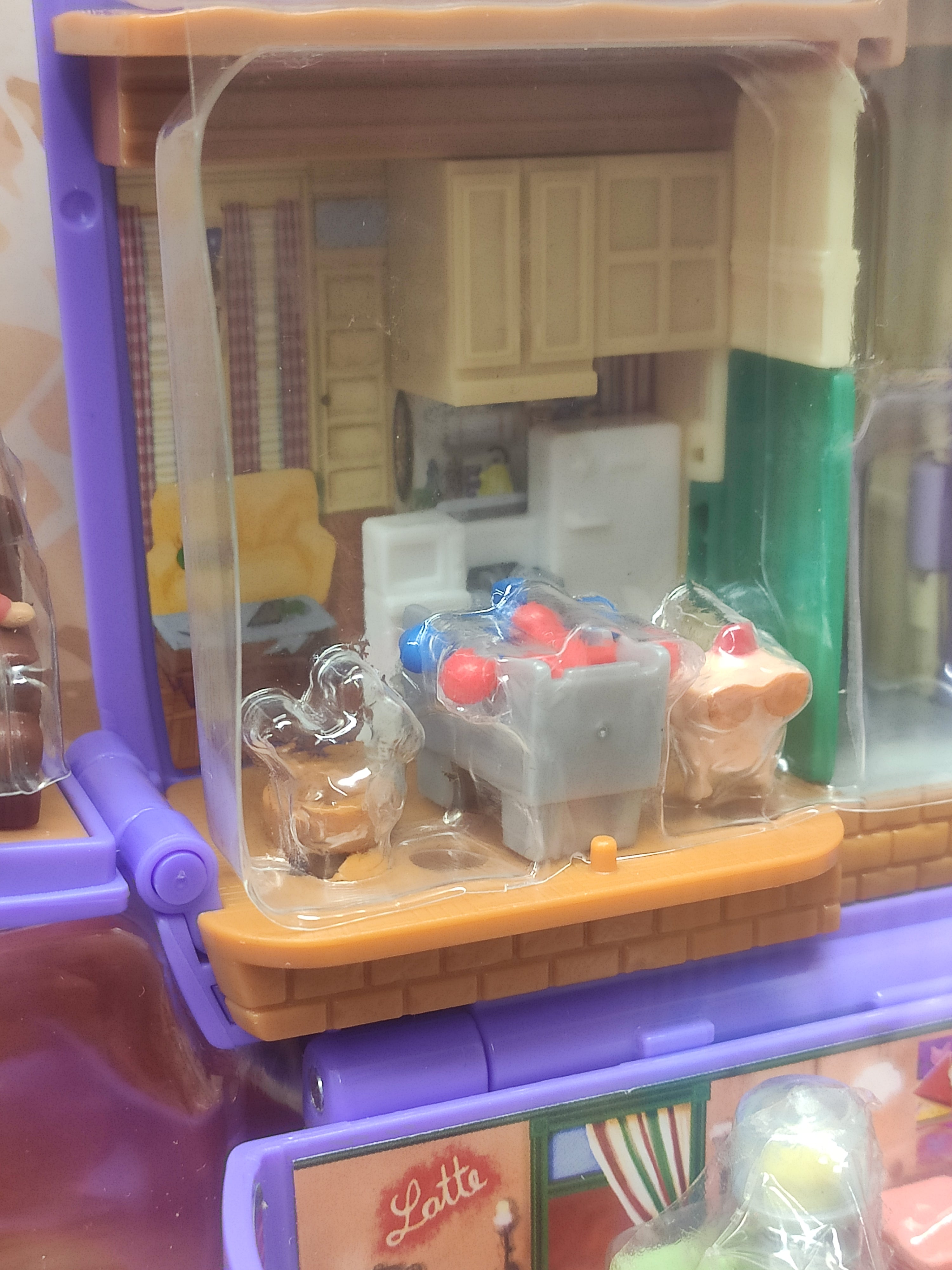 Polly Pocket - Cofanetto Friends, playset tazza da caffè Central Perk