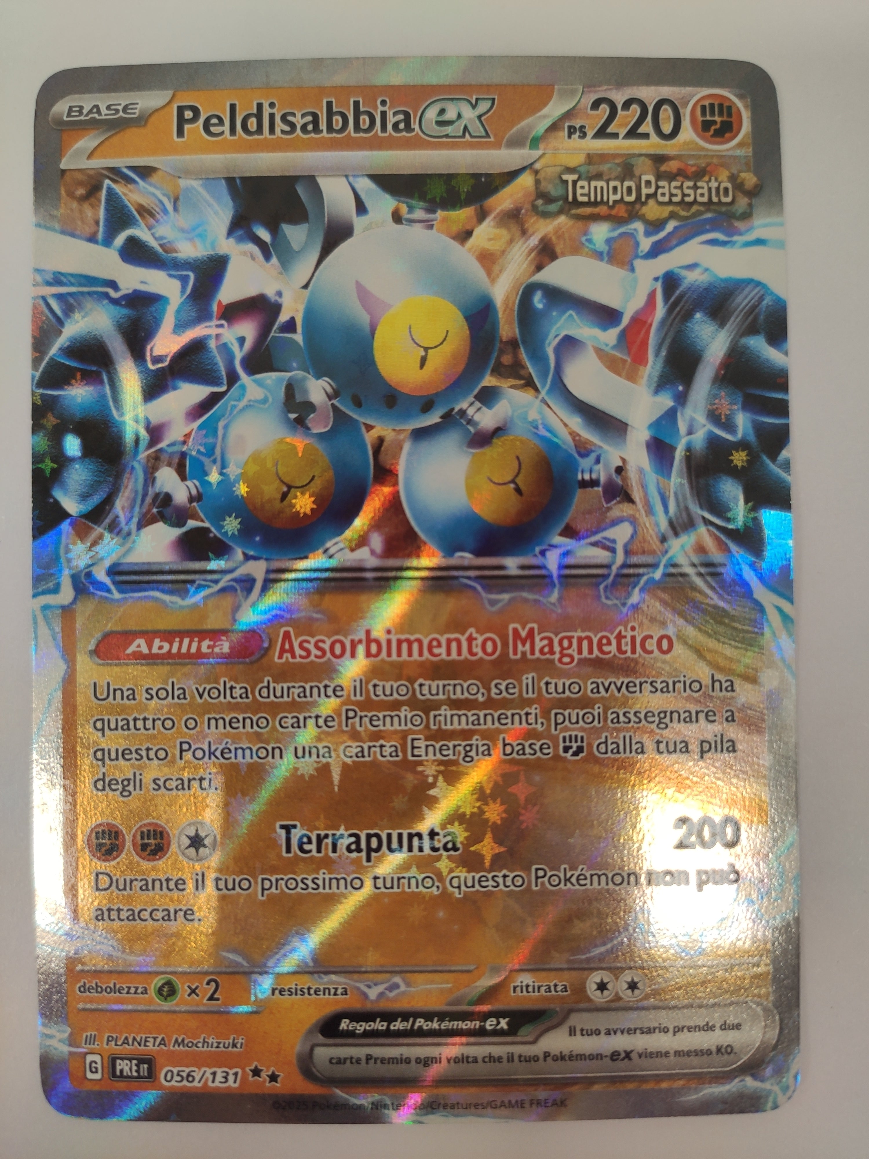 PELDISABBIA EX 056/131 - PRE Pokemon Evoluzioni Prismatiche - ITALIANO