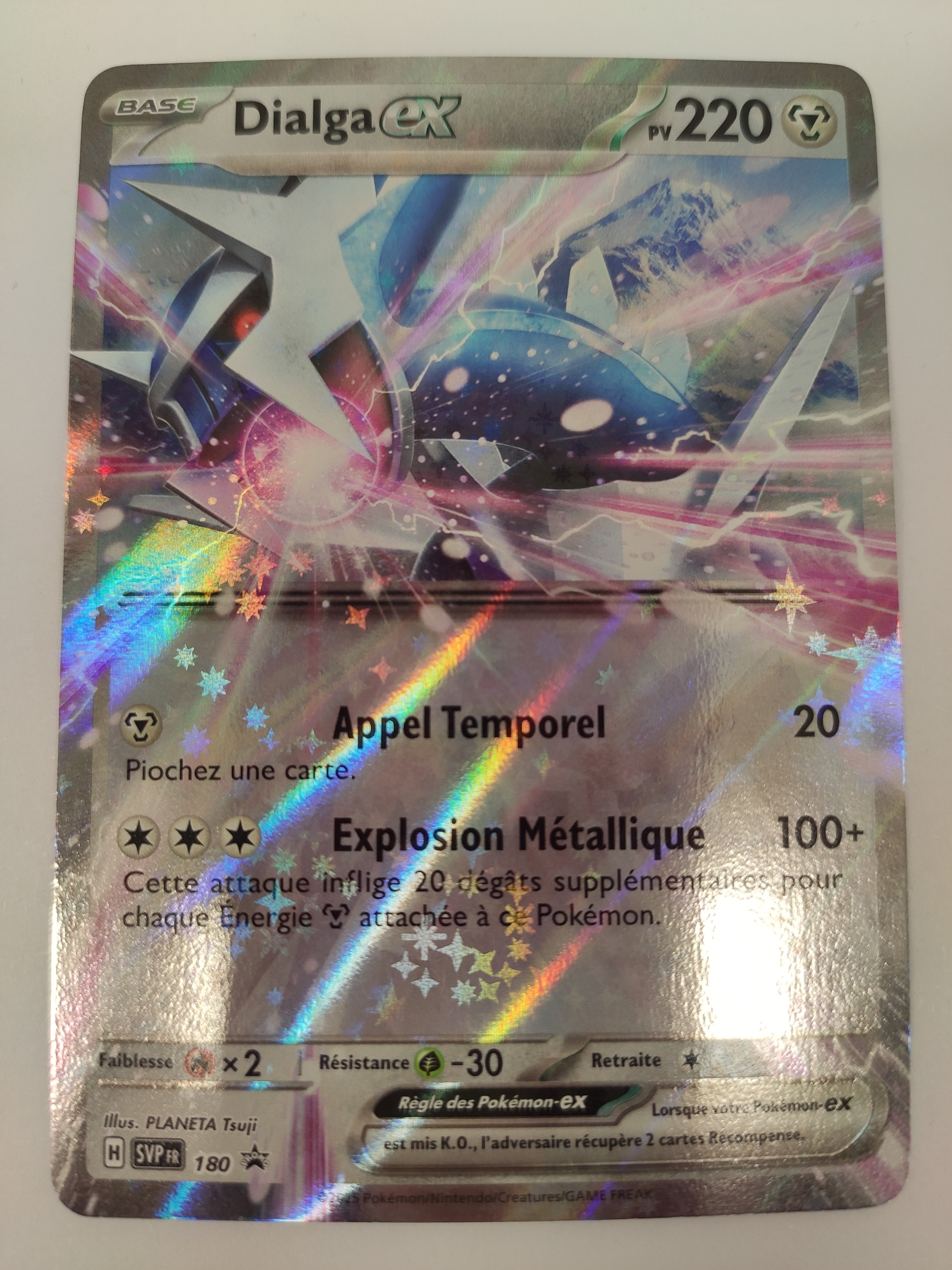 Dialga ex 180 Full Art FR