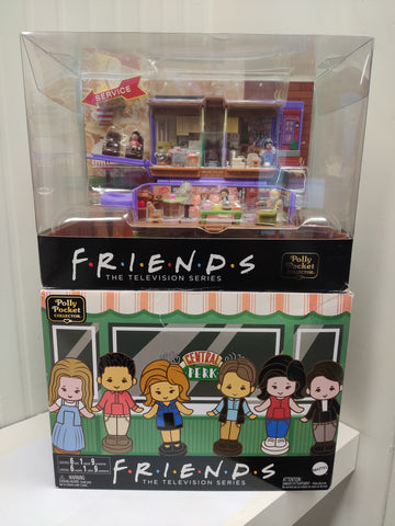 Polly Pocket - Cofanetto Friends, playset tazza da caffè Central Perk