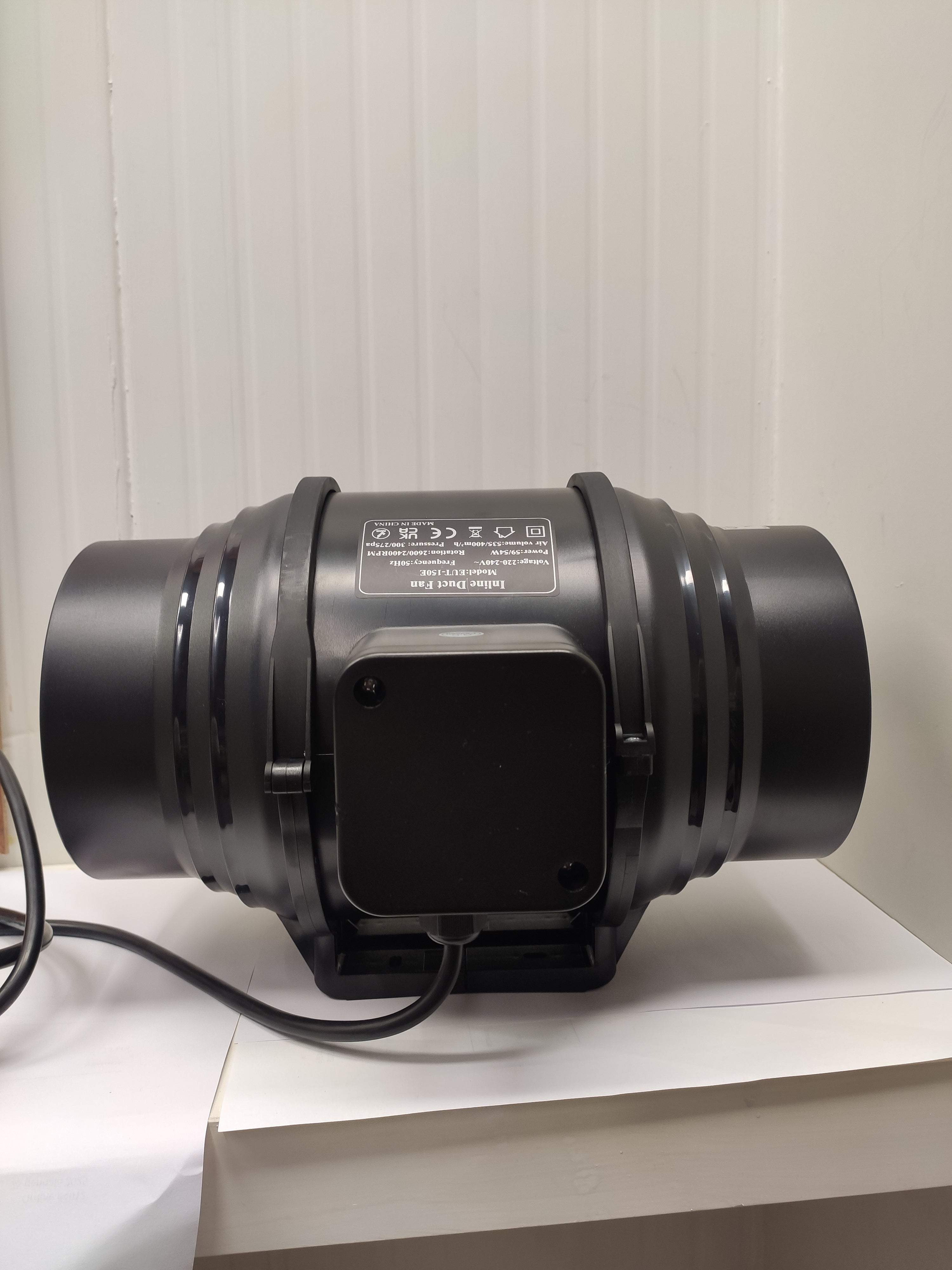 InLine duct fan EUT-150E