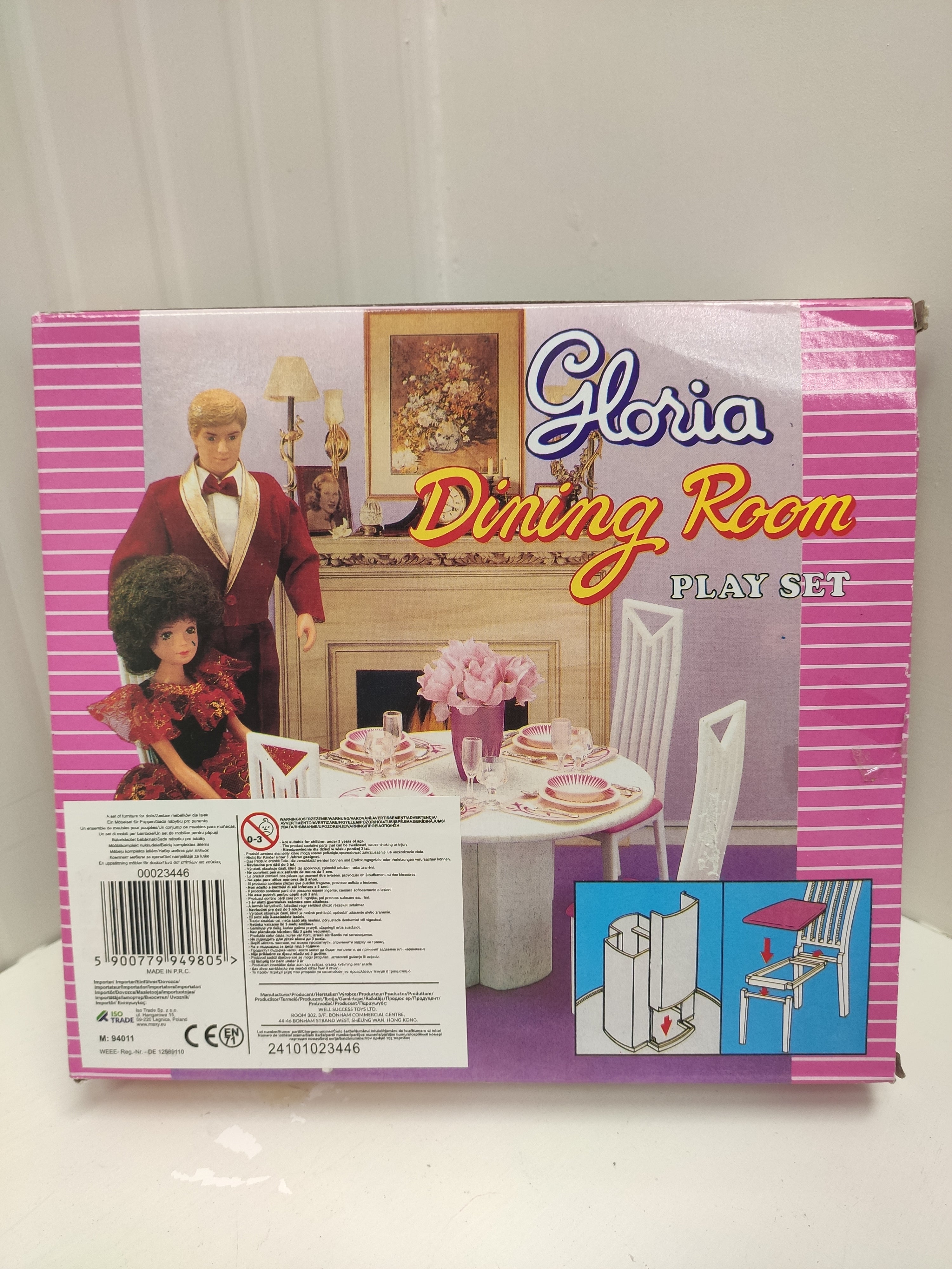 Gloria Dining Room Play Set completo e nuovo