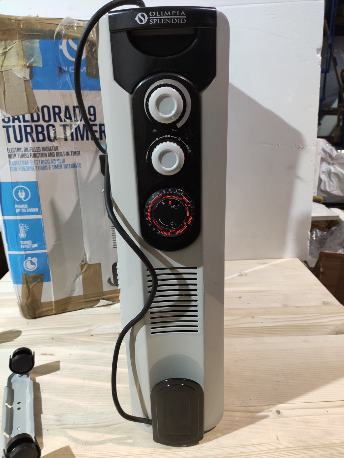 Olimpia Splendid Caldorad 9 Turbo Radiatore ad Olio con Timer 2400 W