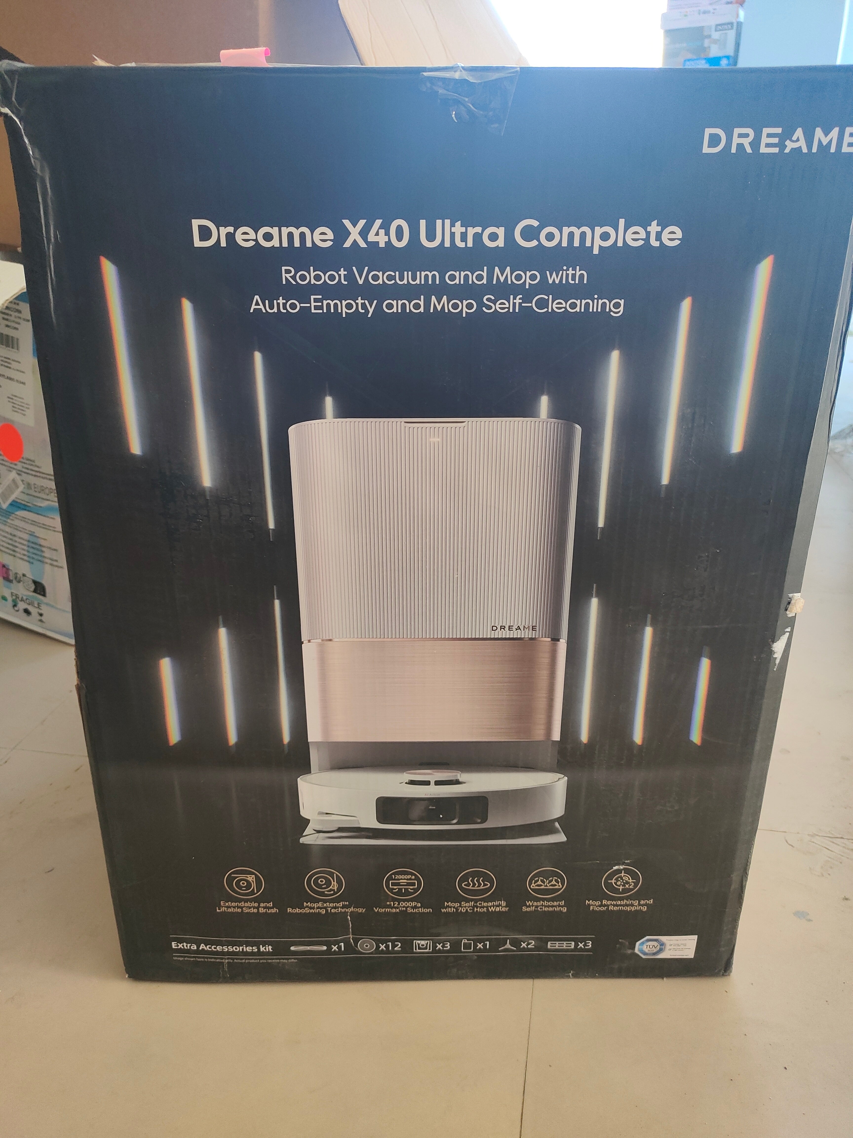 Dreame X40 Ultra Complete – Robot aspirapolvere e lavapavimenti intelligente
