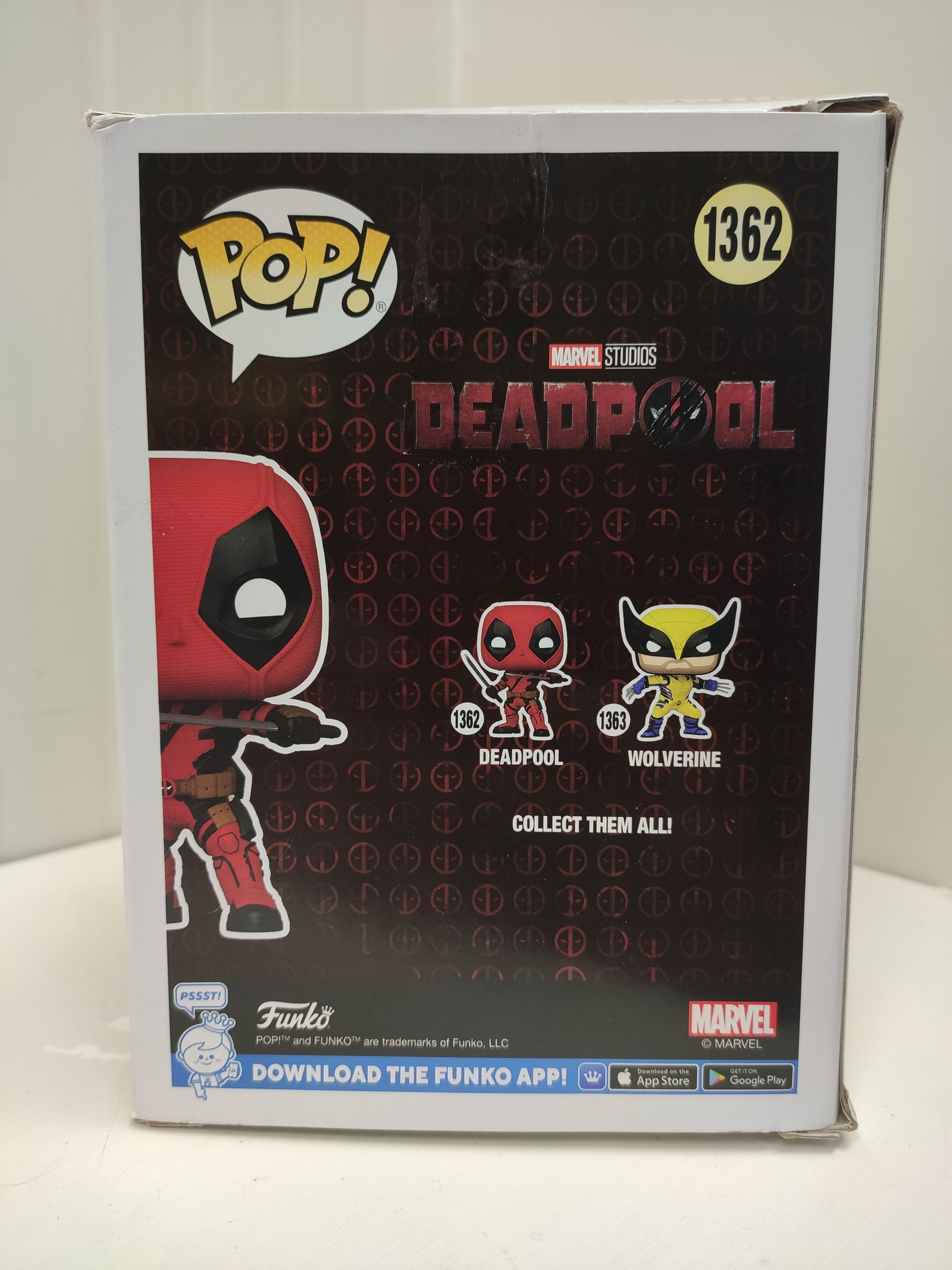 Funko Pop Deadpool testa oscillante senza spada #1362