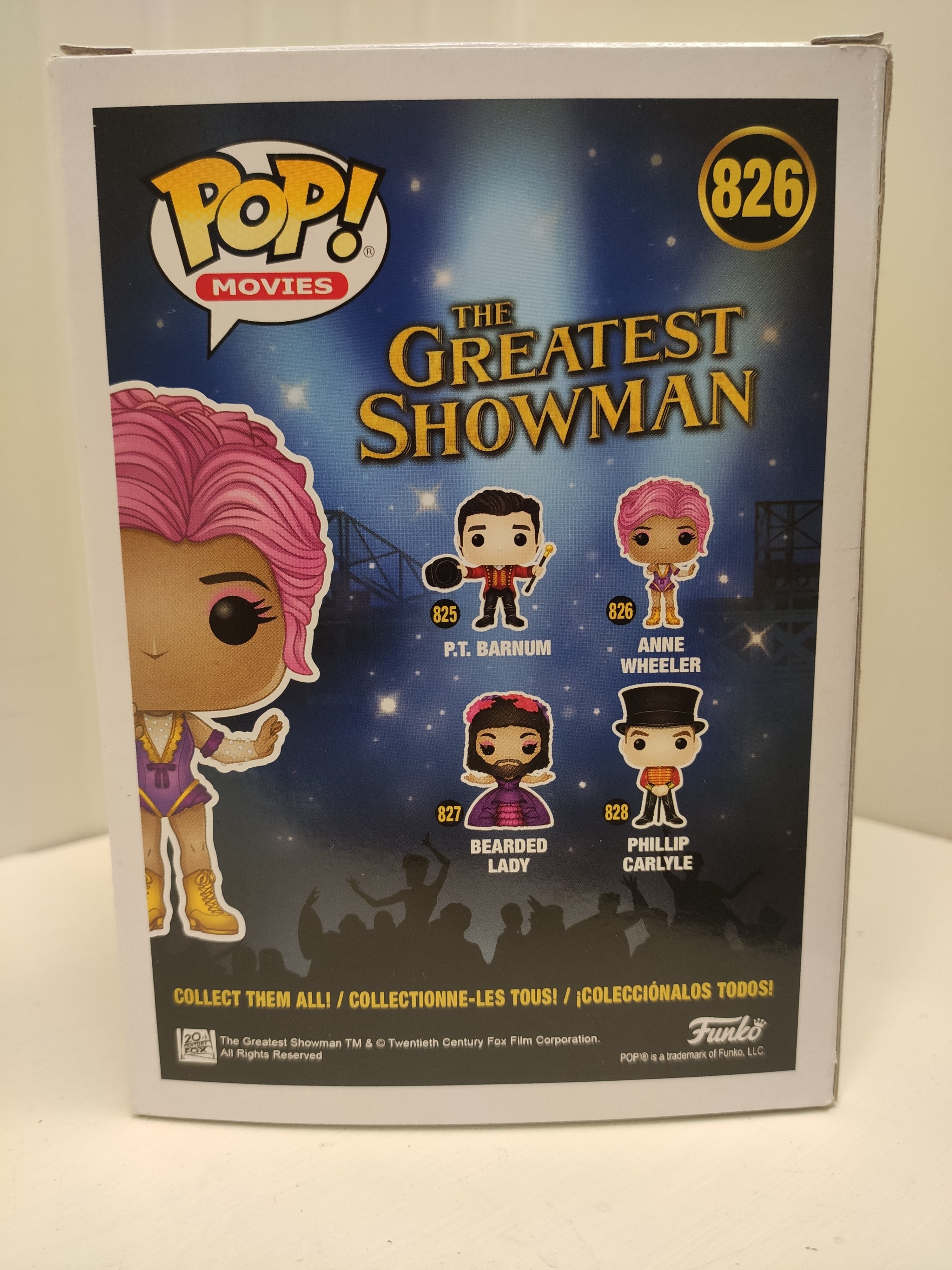 Funko Pop The Greatest Showman Anne Wheeler #826