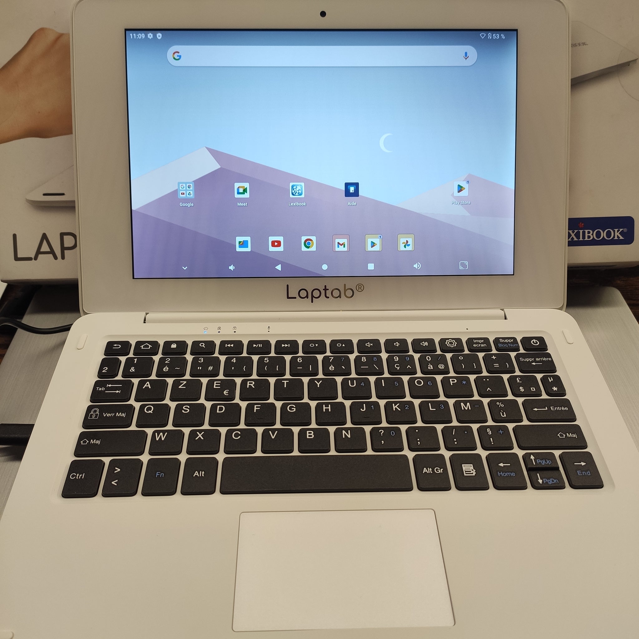 Lexibook LAPTAB® 10, Laptop con touch screen, Powered by Android™