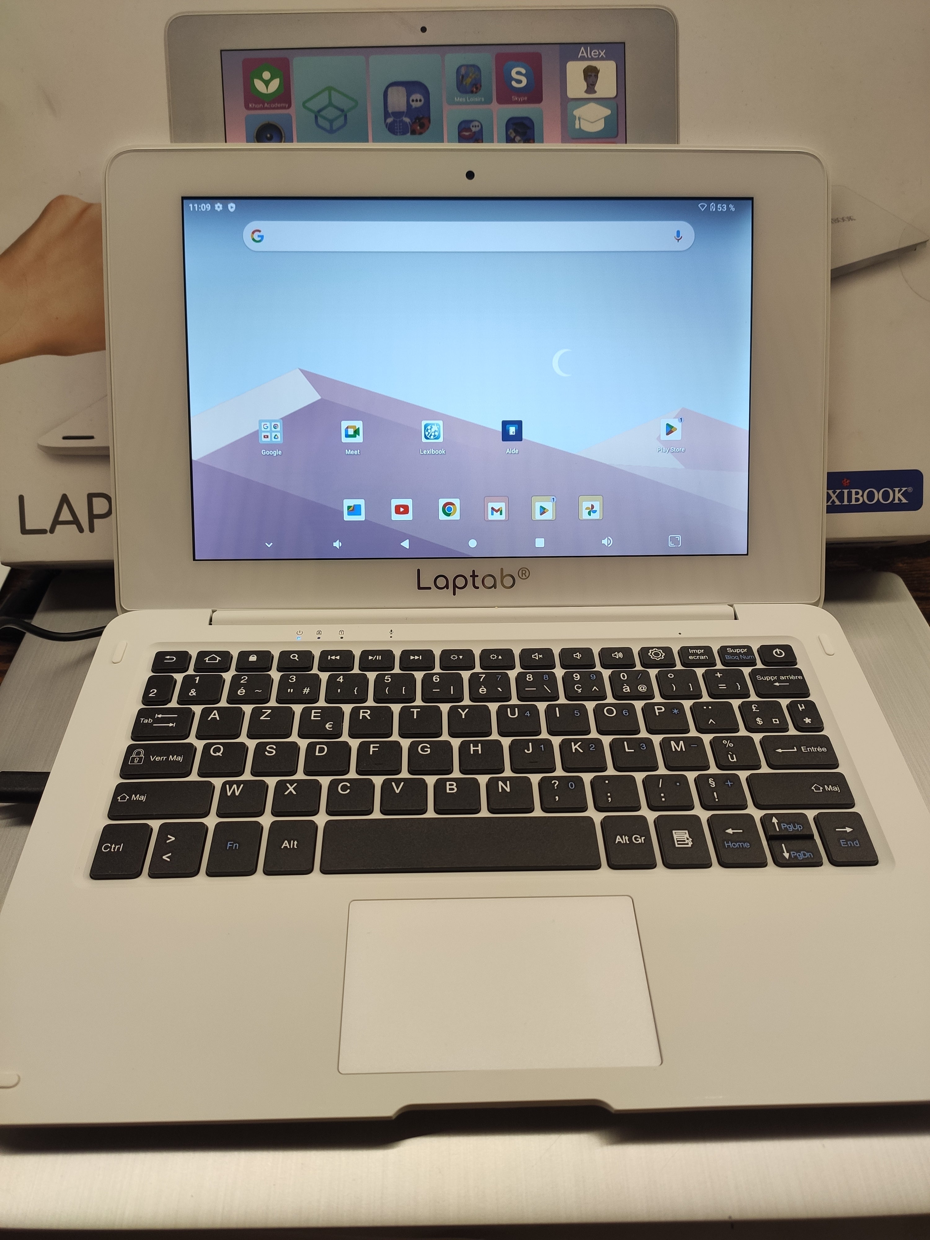 Lexibook LAPTAB® 10, Laptop con touch screen, Powered by Android™